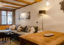 Cosy Lounge and Dining Area in Self Catered Chalet Los Robles